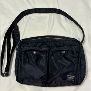 Porter-Yoshida & Co Tanker Shoulder Bag Black Nylon Unisex